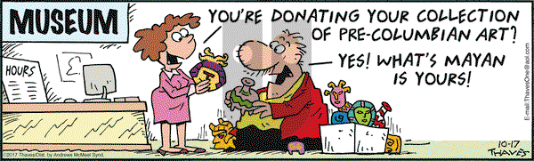 Frank and Ernest on Tuesday October 17, 2017 Comic Strip