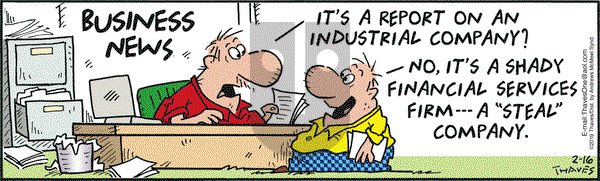 Frank and Ernest on Saturday February 16, 2019 Comic Strip
