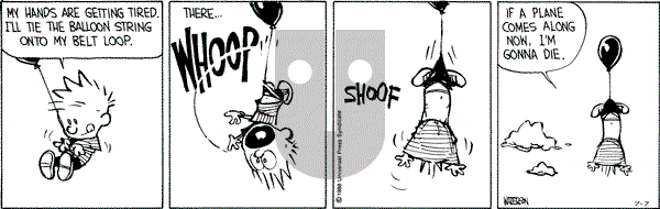 Calvin and Hobbes - Thursday July 7, 1988 Comic Strip