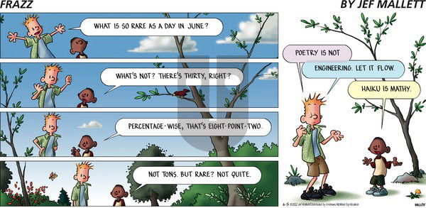 Frazz - Sunday June 5, 2022 Comic Strip