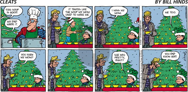 Cleats on Sunday December 26, 2004 Comic Strip