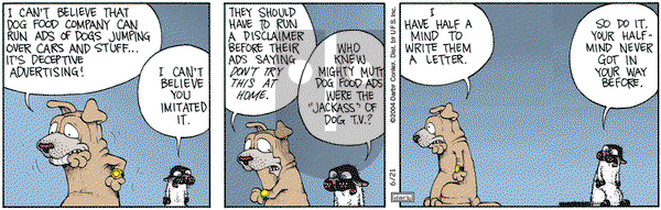 Get Fuzzy on Monday June 21, 2004 Comic Strip