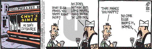 La Cucaracha on Tuesday May 26, 2009 Comic Strip