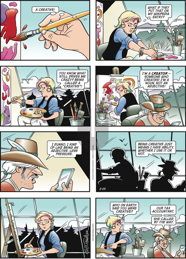 Doonesbury - Sunday February 5, 2023 Comic Strip