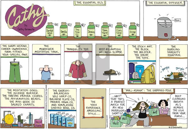 Cathy Classics on Sunday September 15, 2002 Comic Strip
