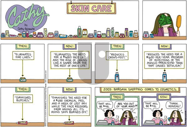 Cathy Classics on Sunday October 19, 2003 Comic Strip