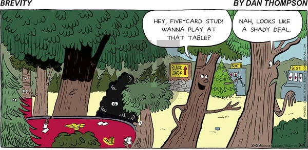 Brevity on Sunday February 23, 2020 Comic Strip