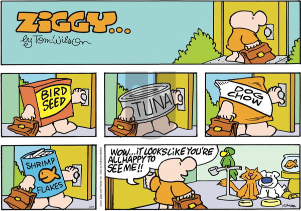 Ziggy on Sunday March 21, 2021 Comic Strip