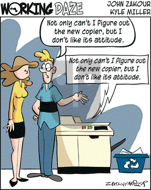 Working Daze on Saturday July 24, 2004 Comic Strip