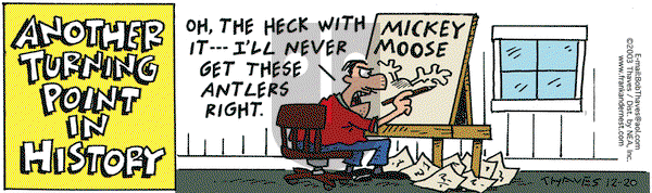 Frank and Ernest on Saturday December 20, 2003 Comic Strip