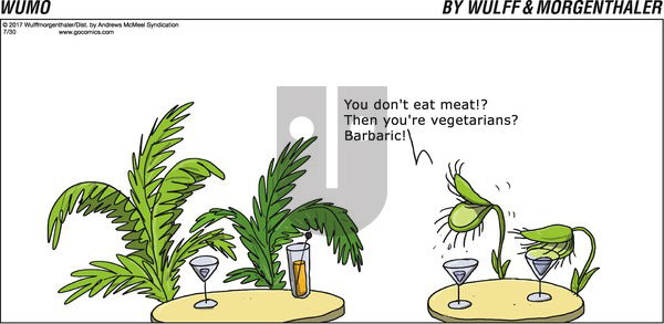 WuMo on Sunday July 30, 2017 Comic Strip