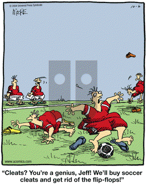 In the Bleachers on Wednesday October 6, 2004 Comic Strip