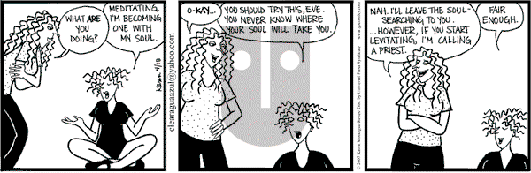 Clear Blue Water on Wednesday April 18, 2007 Comic Strip