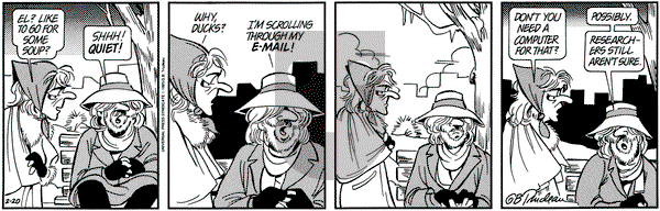 Doonesbury on Monday February 20, 1995 Comic Strip