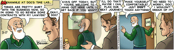 Alley Oop on Saturday March 17, 2018 Comic Strip