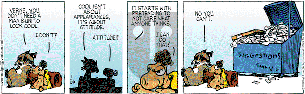 Over the Hedge on Wednesday January 20, 2016 Comic Strip