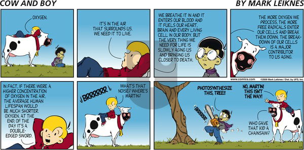 Cow and Boy Classics on Sunday November 19, 2006 Comic Strip