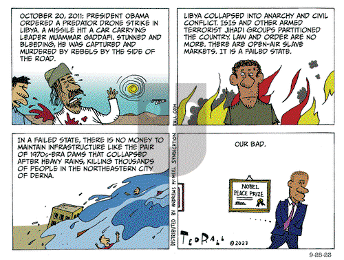 Ted Rall - Monday September 25, 2023 Comic Strip