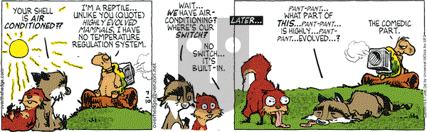 Over the Hedge on Tuesday July 10, 2012 Comic Strip