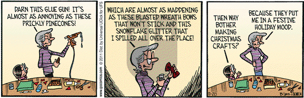 Grand Avenue on Monday November 28, 2011 Comic Strip