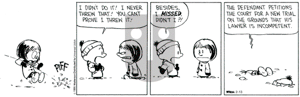 Calvin and Hobbes on Friday February 13, 2015 Comic Strip