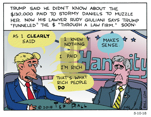 Ted Rall on Thursday May 10, 2018 Comic Strip