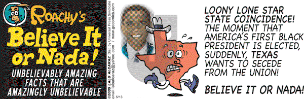 La Cucaracha on Thursday May 14, 2009 Comic Strip