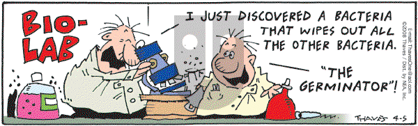 Frank and Ernest - Saturday April 5, 2008 Comic Strip