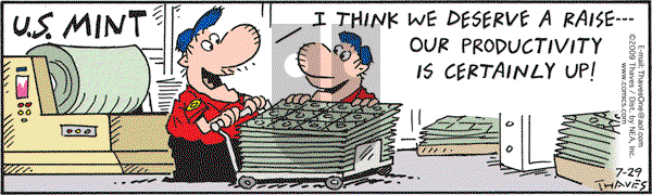 Frank and Ernest - Wednesday July 29, 2009 Comic Strip