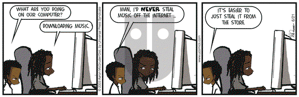 The Boondocks - Saturday June 21, 2003 Comic Strip