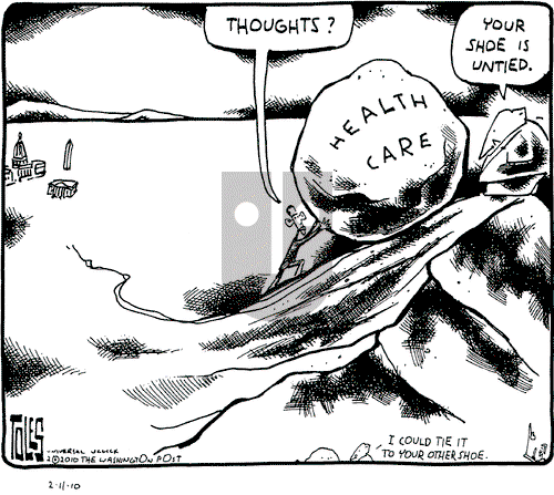 Tom Toles on Thursday February 11, 2010 Comic Strip