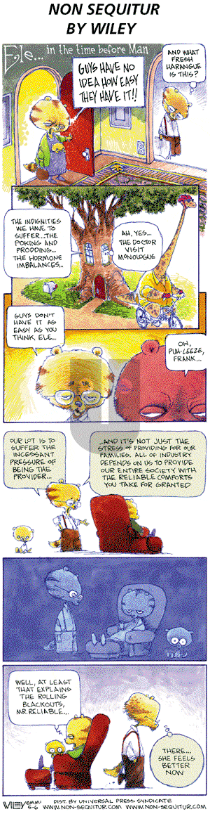 Non Sequitur - Sunday May 6, 2001 Comic Strip