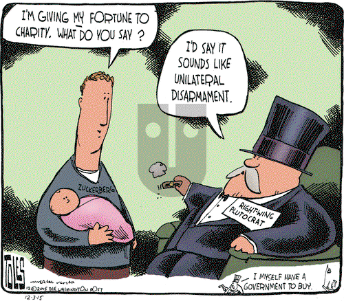 Tom Toles on Thursday December 3, 2015 Comic Strip