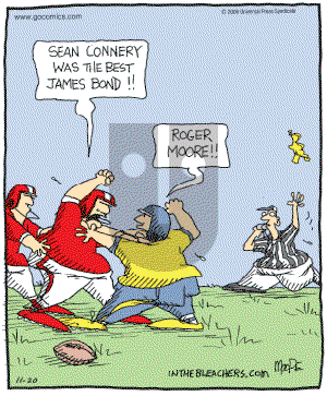 In the Bleachers - Monday November 20, 2006 Comic Strip
