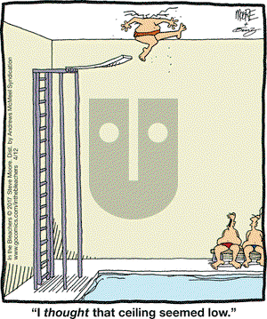 In the Bleachers on Wednesday April 12, 2017 Comic Strip