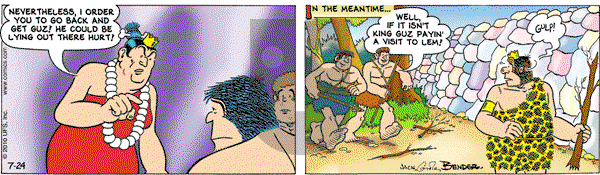 Alley Oop on Wednesday July 28, 2010 Comic Strip