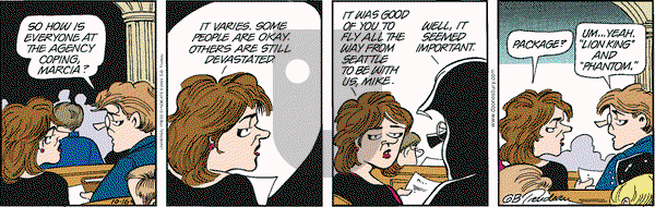 Doonesbury on Tuesday October 16, 2001 Comic Strip