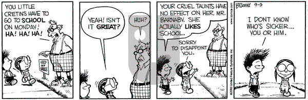 Grand Avenue on Saturday September 9, 2000 Comic Strip