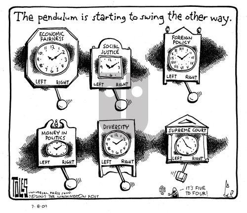 Tom Toles on Sunday July 8, 2007 Comic Strip