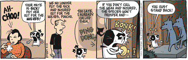 Pooch Cafe - Friday April 13, 2012 Comic Strip