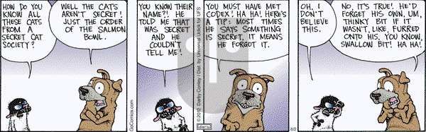 Get Fuzzy on Thursday August 2, 2012 Comic Strip