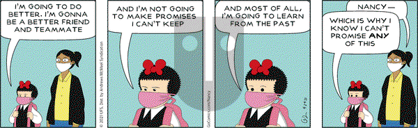 Nancy on Friday September 24, 2021 Comic Strip