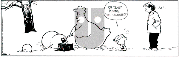 Calvin and Hobbes on Friday January 6, 1995 Comic Strip