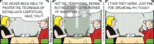 The Born Loser on Friday July 19, 2013 Comic Strip