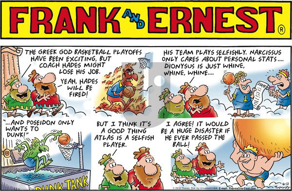 Frank and Ernest on Sunday June 12, 2016 Comic Strip