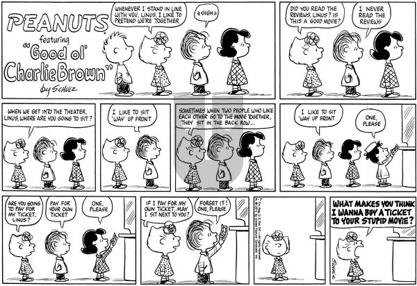 Peanuts on Sunday March 7, 1971 Comic Strip