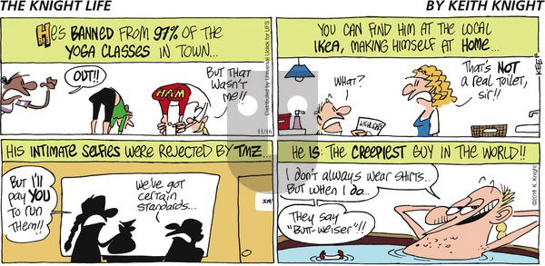 The Knight Life on Sunday November 16, 2014 Comic Strip