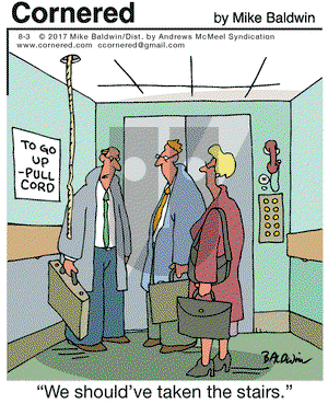 Cornered on Thursday August 3, 2017 Comic Strip