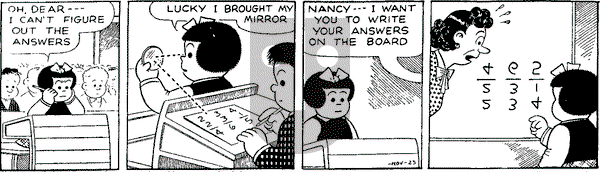 Nancy Classics on Wednesday November 23, 2016 Comic Strip