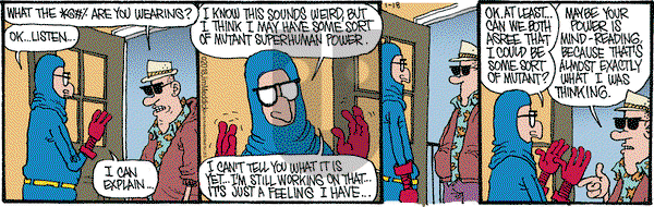 Monty on Thursday January 18, 2018 Comic Strip